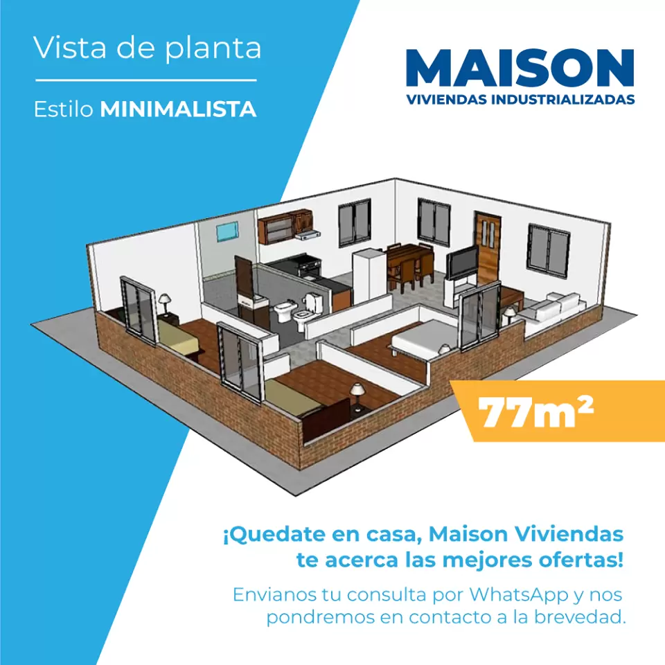 Maison Viviendas Industrializadas te acerca la posibilidad de poder construir...